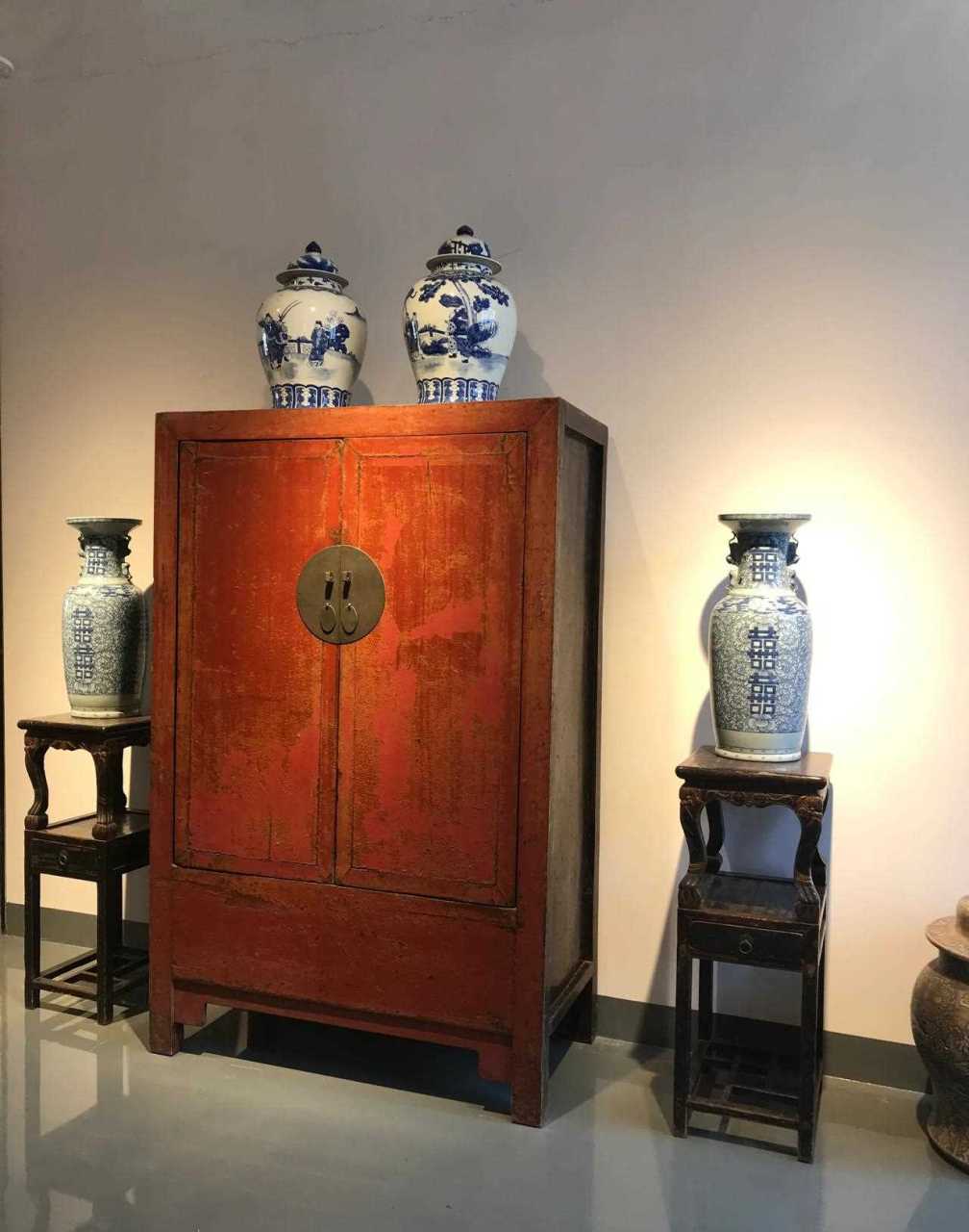 老物件的故事红漆大柜, [啊] 红漆大柜,有上百年历史,在古代女子的