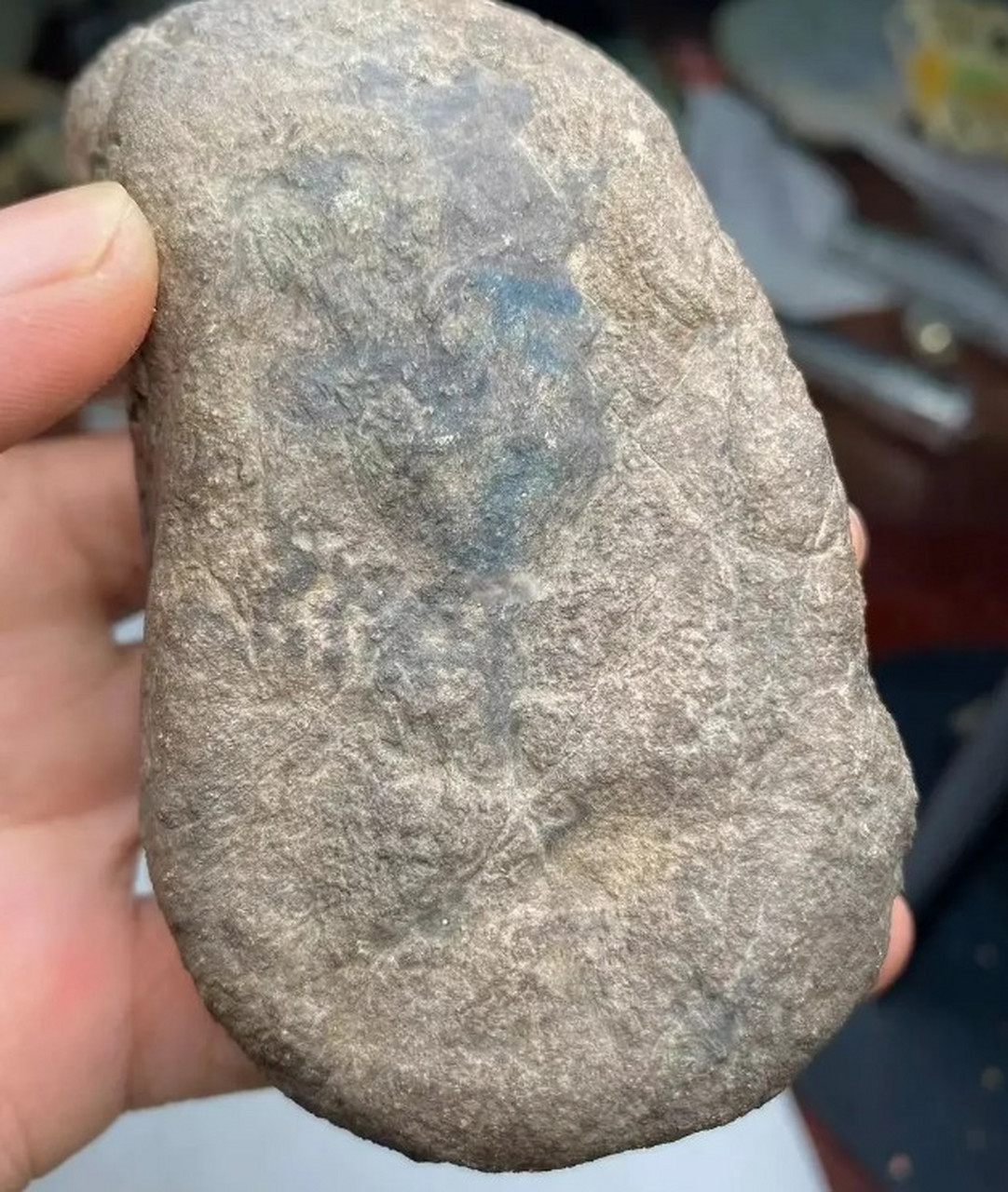 翡翠原石##点击头像看直播# 431克重,戒面级,老敞口莫西沙…开窗冰阳