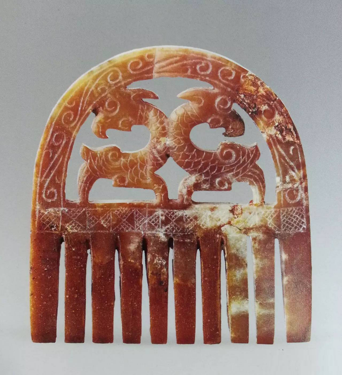 文物# 这是一组古中山国遗址出土的古玉.