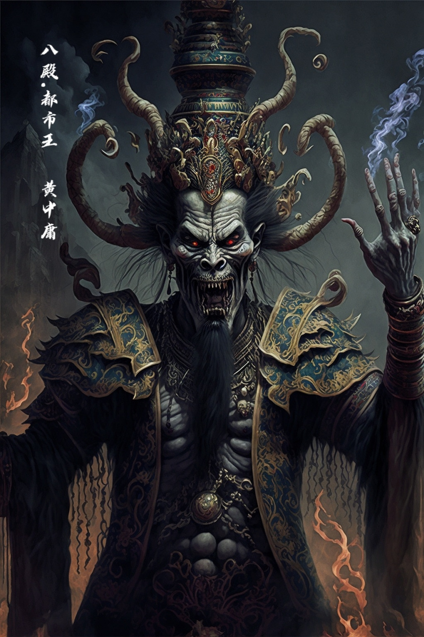 十殿阎王,看起来有点恐怖[惊哭#动漫