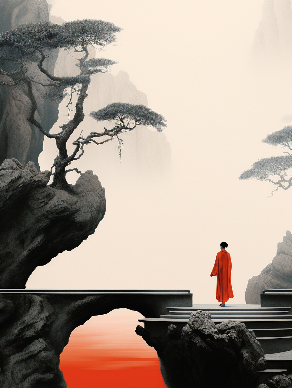 好有意境的画作!#ai绘画