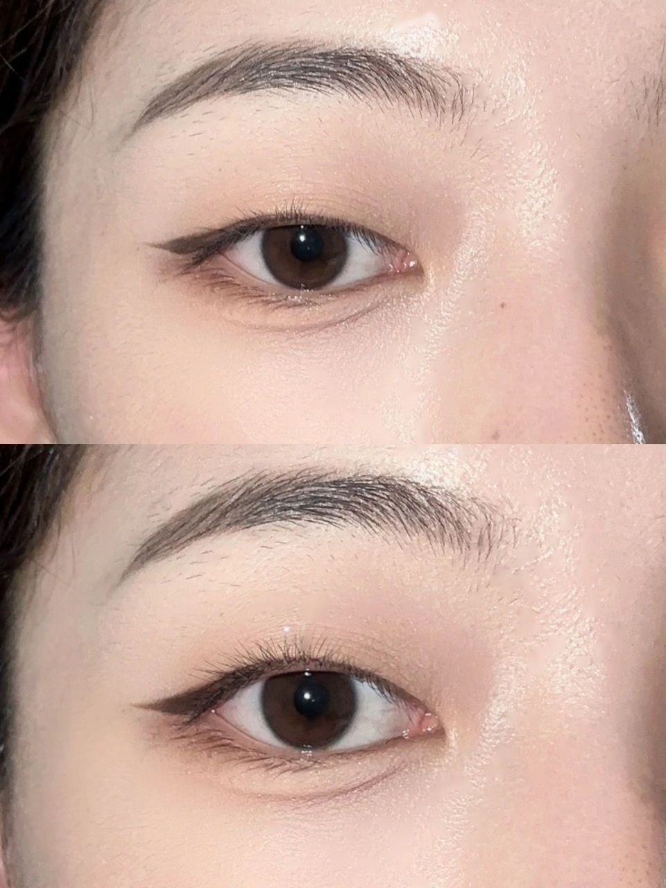 淡妆 出一个比较简单的眼线教程 大家根据自己的眼型来判断,画的时候