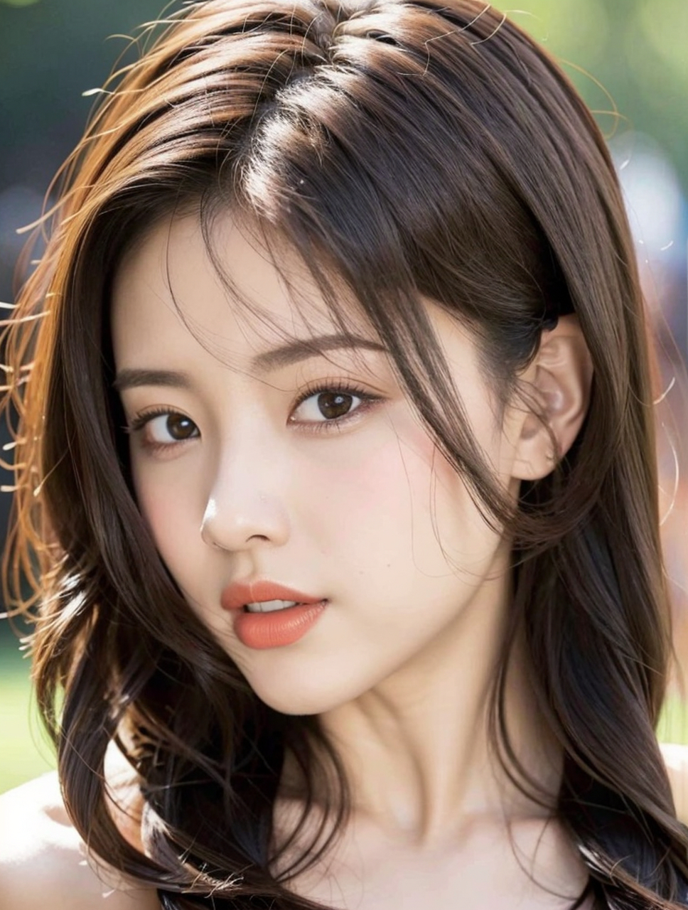 气质美女侧脸高清壁纸#壁纸# #气质美女# #助我上热门# #热门话题100