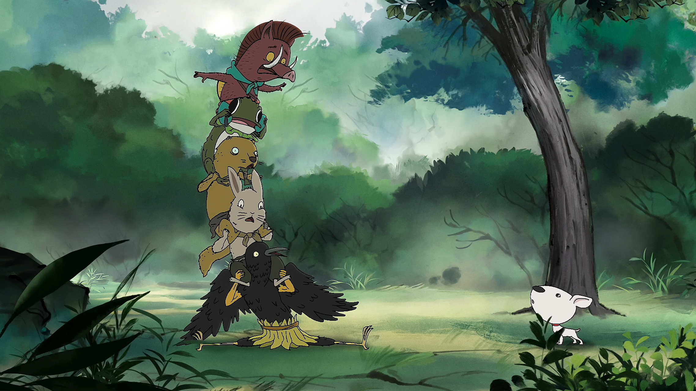 动漫壁纸|《中国奇谭小妖怪的夏天》特别篇"joy与小猪妖"高清壁纸