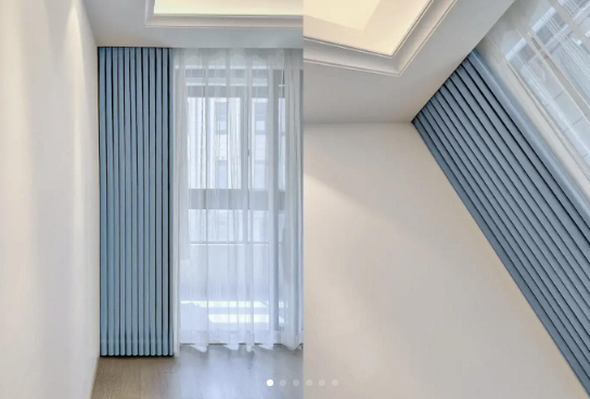 这是什么神仙窗帘,谁都来问我要链接05 这个雾霾蓝种草了很久,终于