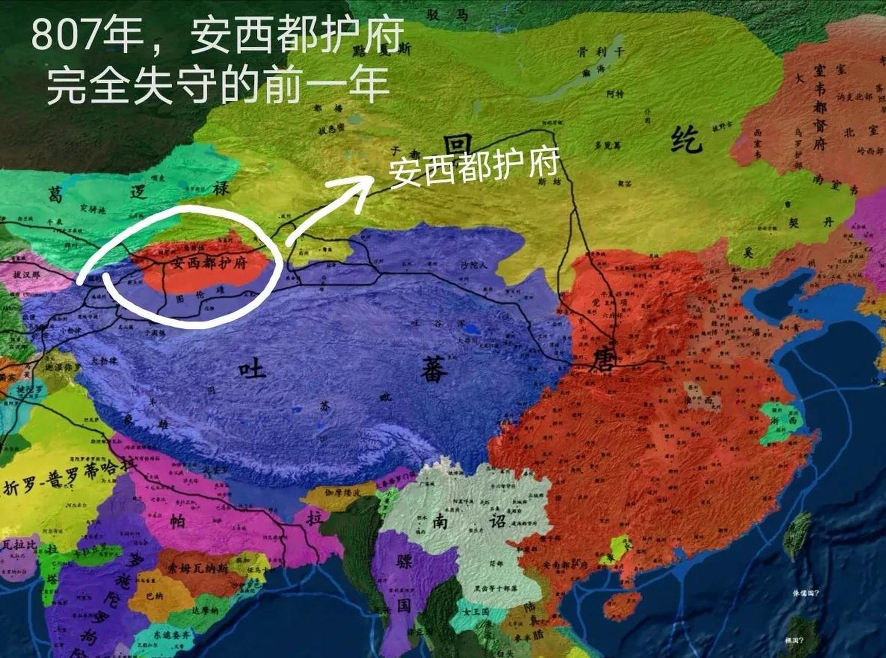 gif创作人# 784年,唐德宗打算召回安西,北庭节度使郭昕,李元忠,将