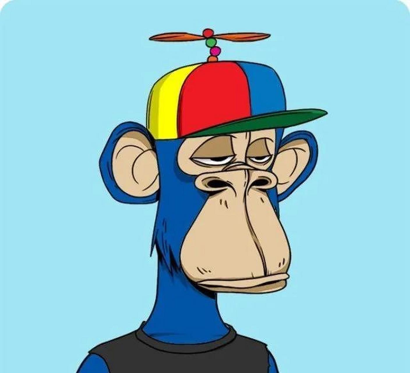 gif创作人# 库里用55个虚拟货币,大约18万美元买下了一张猿猴头像的