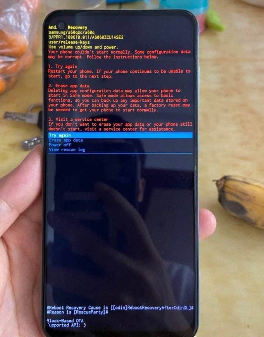 为何三星手机的系统崩溃了,无限重启,其他安卓手机一切正常?