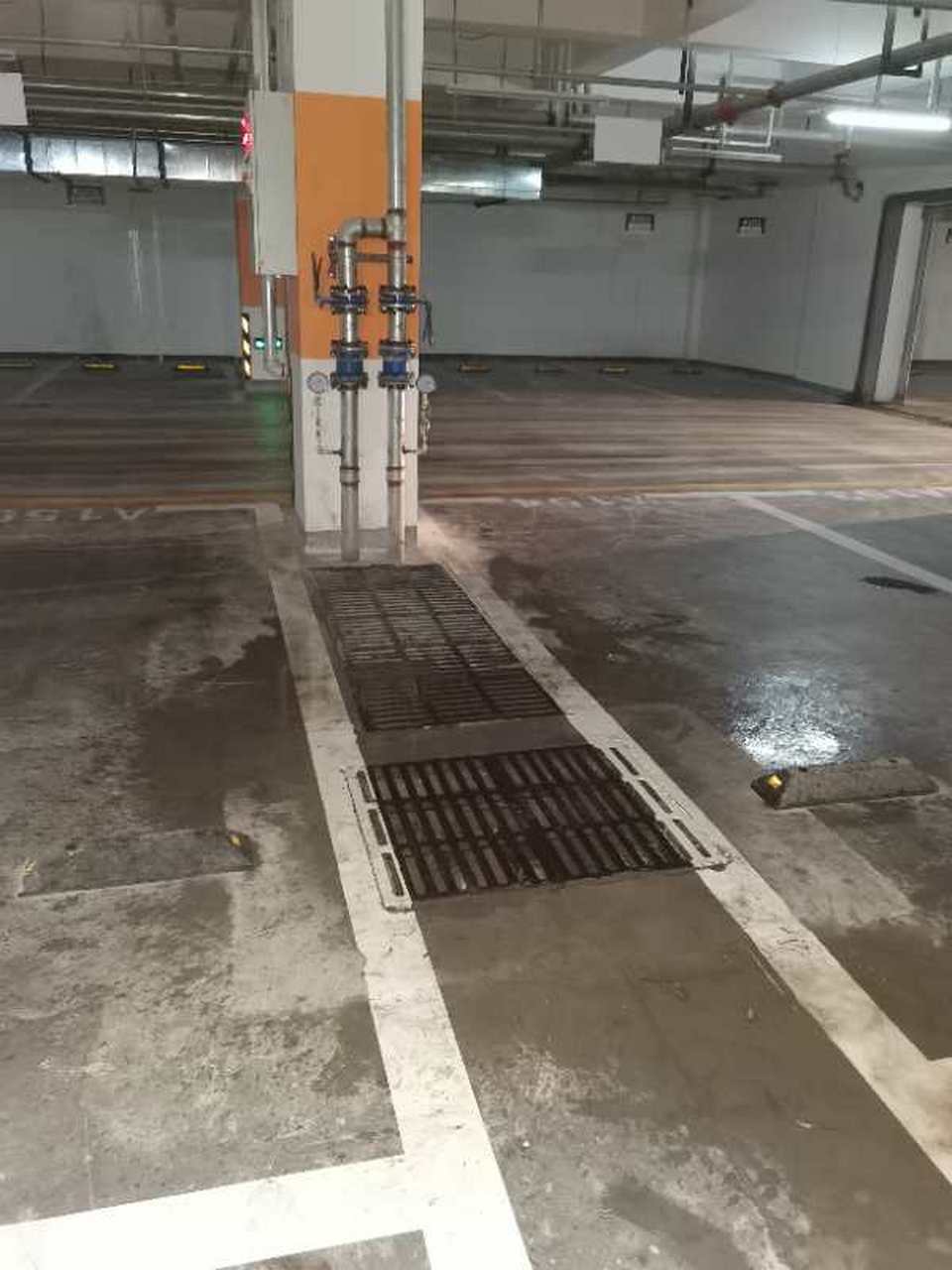 一种车库集水坑的布置方法