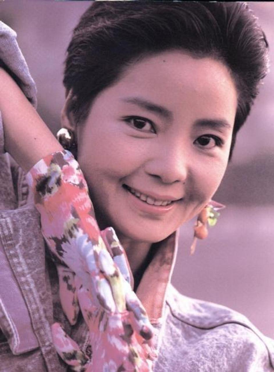 上世纪80年代,短发时期的邓丽君