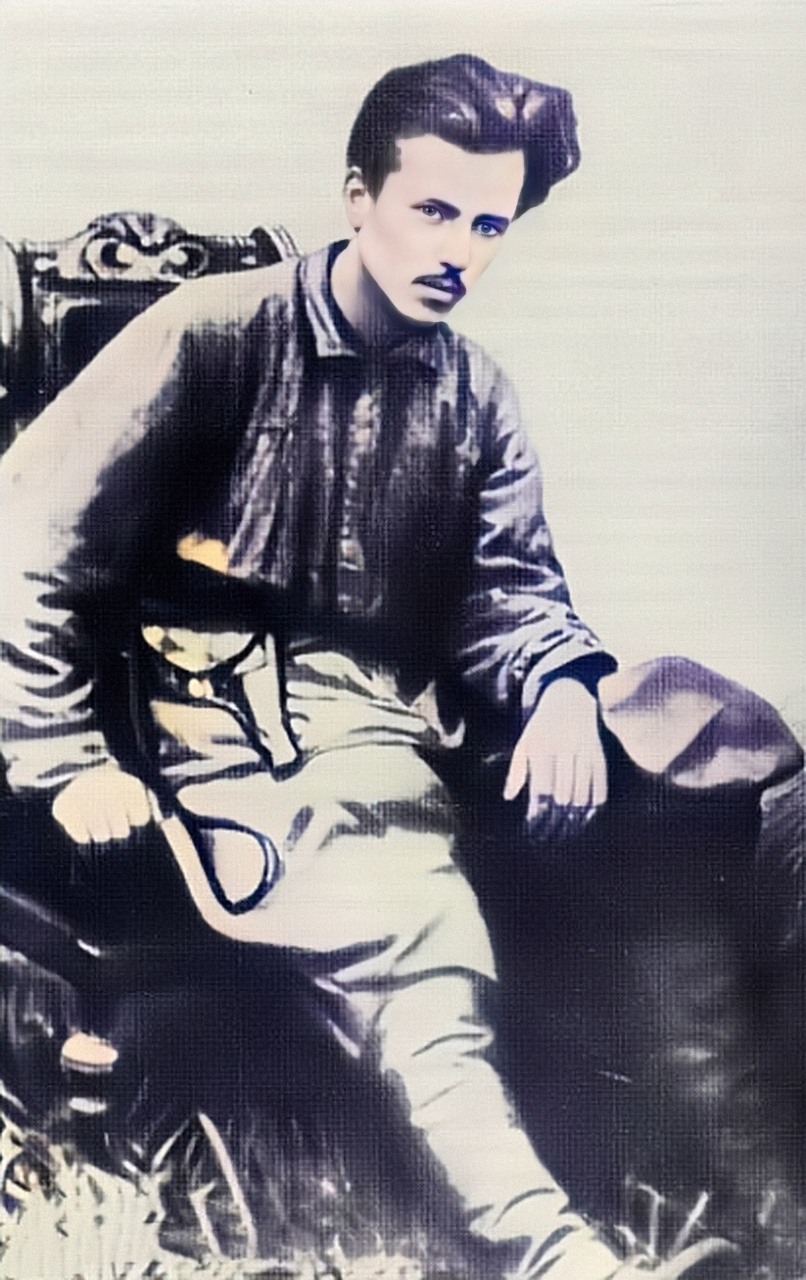 尼古拉·奥斯特洛夫斯基,在1920年秋天的一场战斗中身负重伤,二十三岁