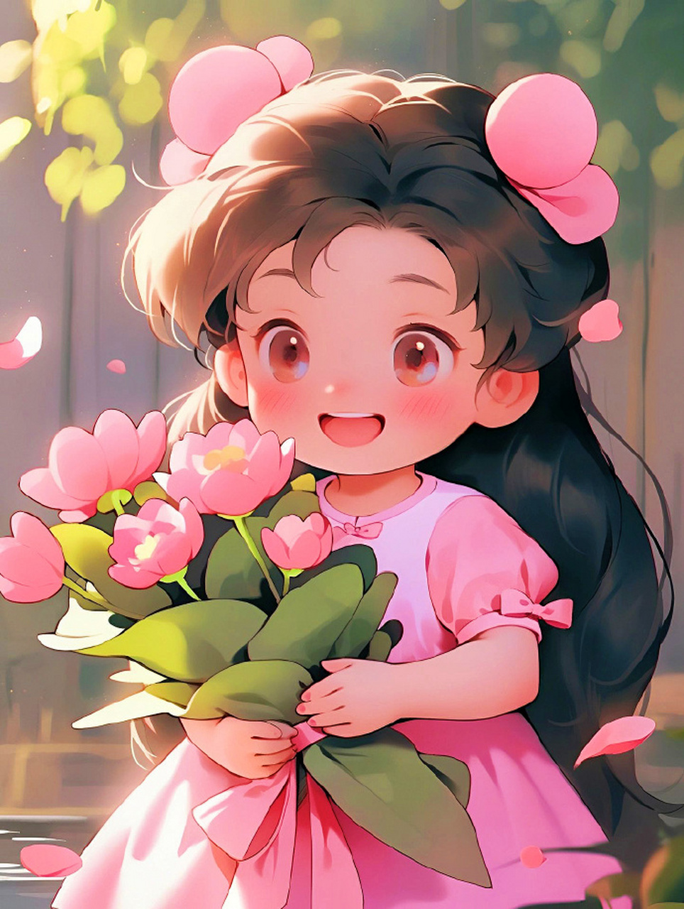 粉嘟嘟花仙小萌妹可爱头像 676767 #ai绘画# #九月动态激励计划