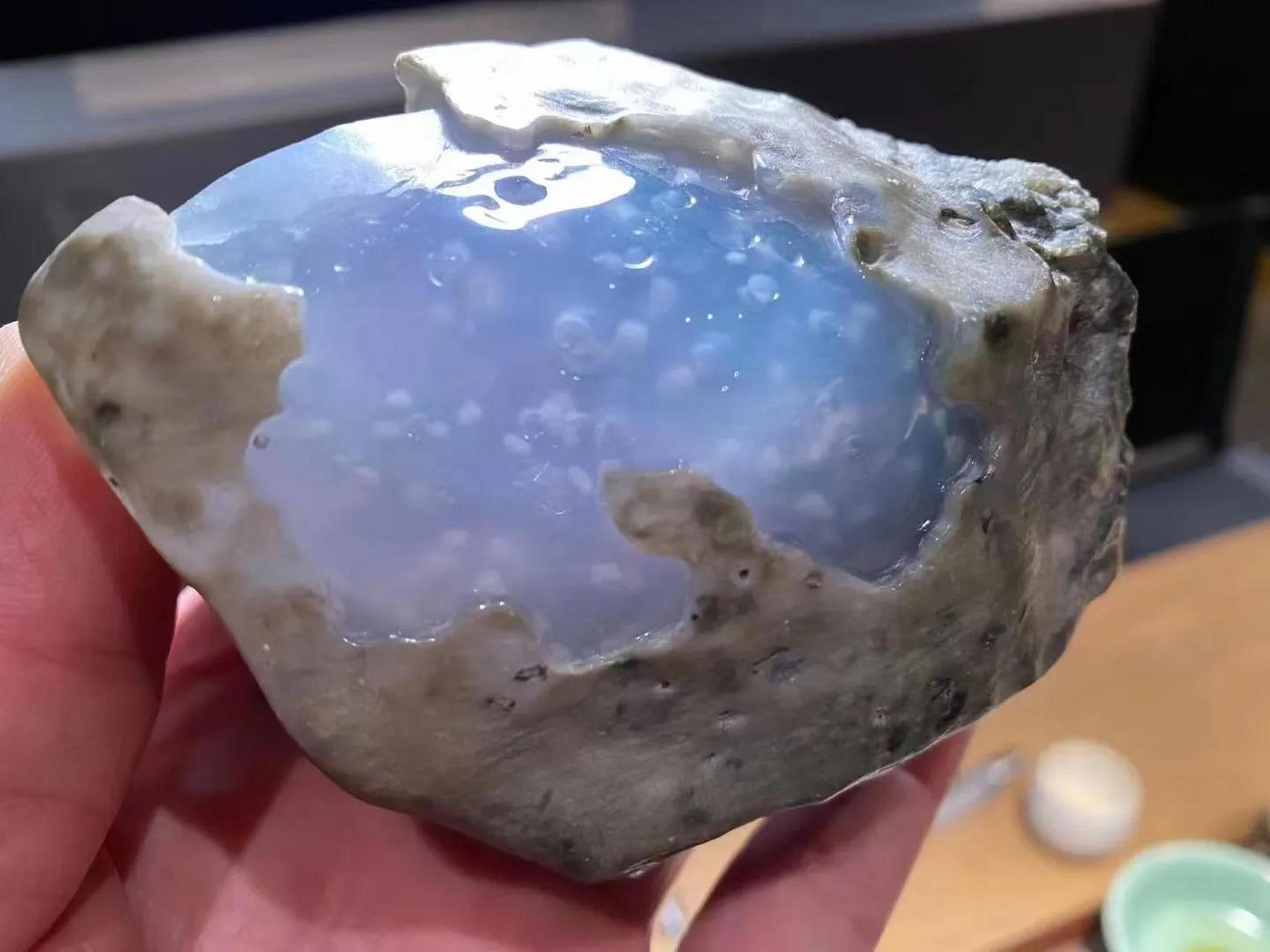 莫西沙 莫西沙棉花棉带点淡春品相完整满肉绝对的孤品