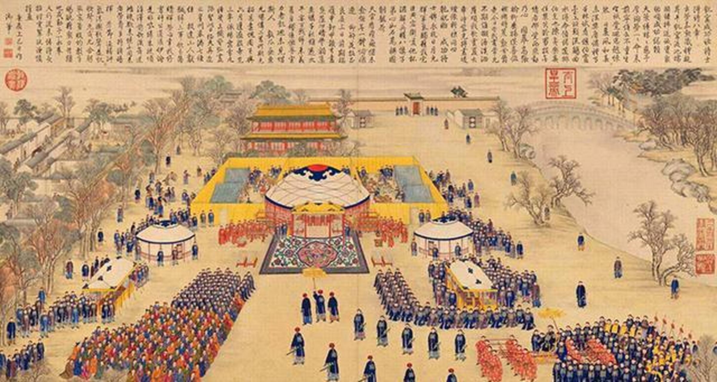 乾隆五十三年,福康安领兵平定台湾林爽文起义,乾隆帝在召见内务府总管