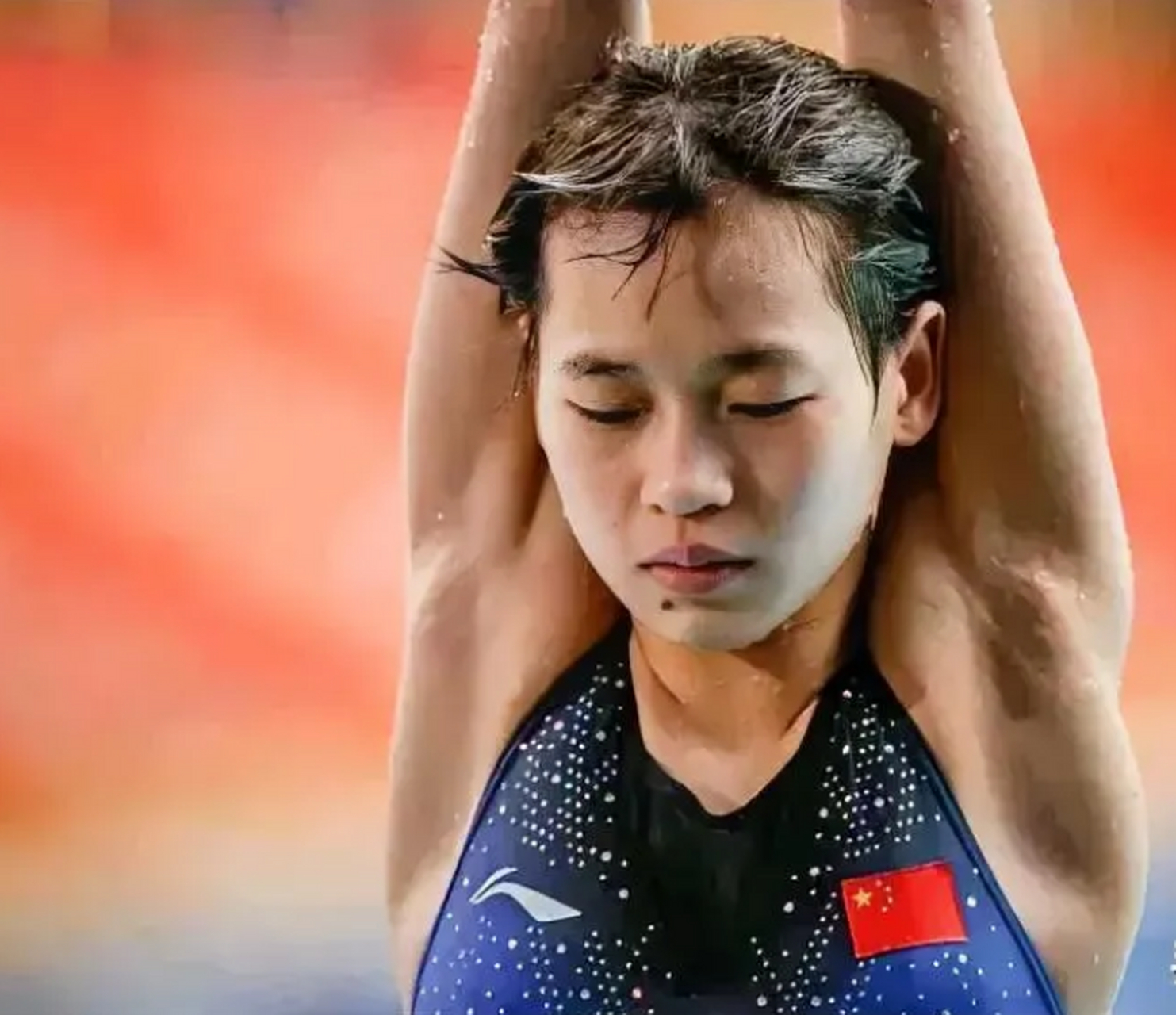 全红婵在2023跳水世界杯蒙特利尔站女子个人十米台决赛上获得了冠军!