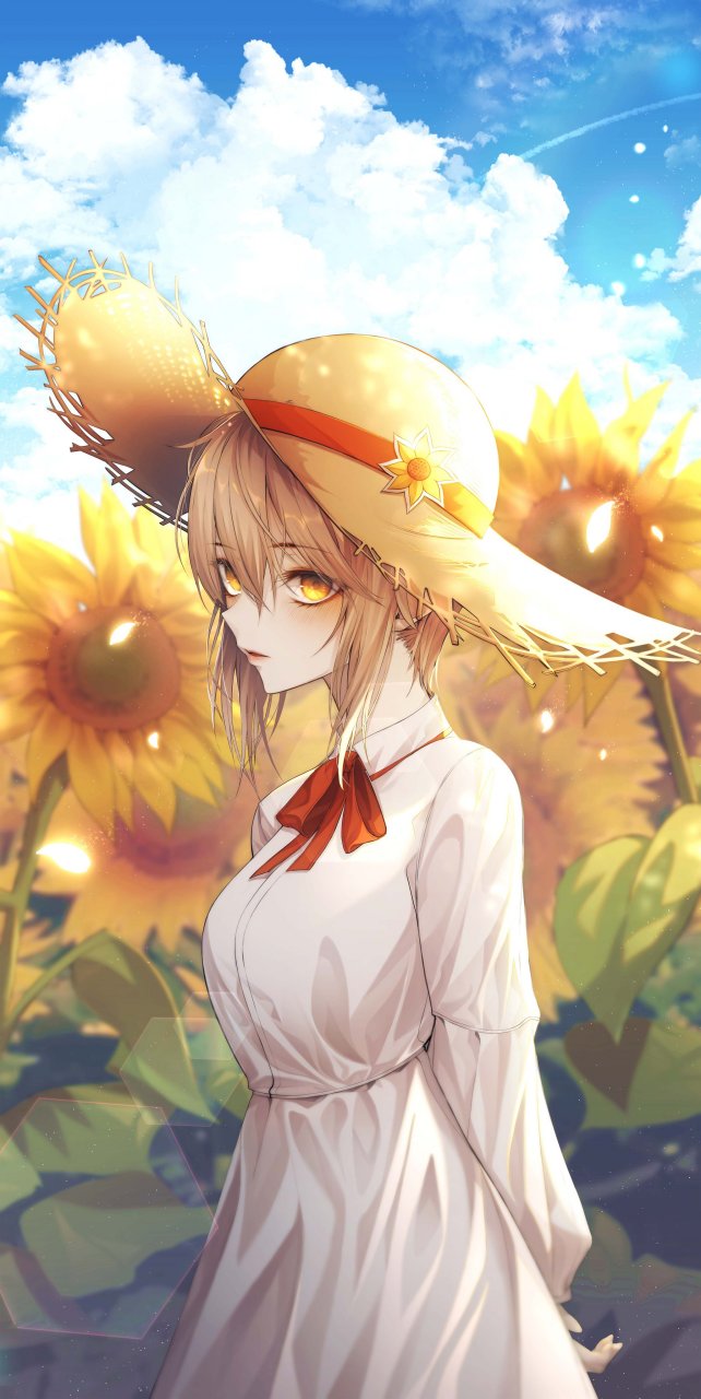 向日葵少女 画师:ginong