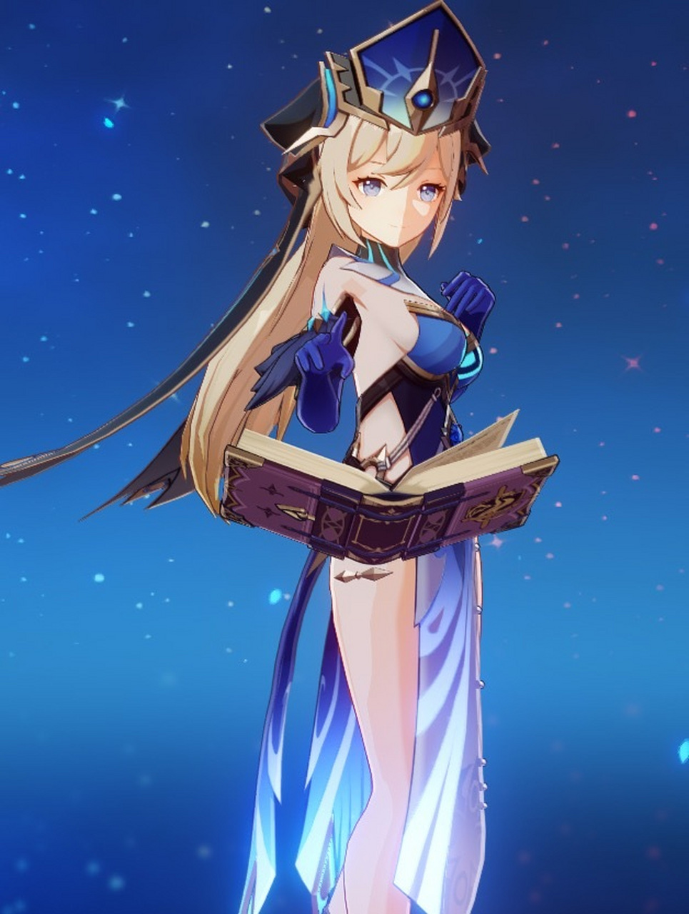 长大后的芭芭拉穿上了愚人众的衣服,感觉还是很合适的!