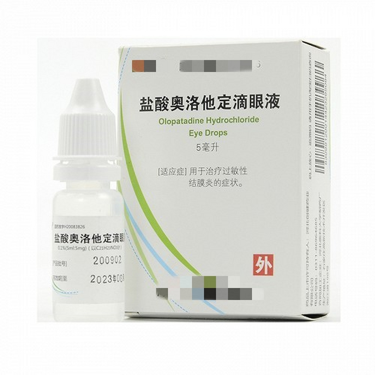 认识药品-336-盐酸奥洛他定滴眼液 1.适应症: 过敏性结膜炎. 2.药理作