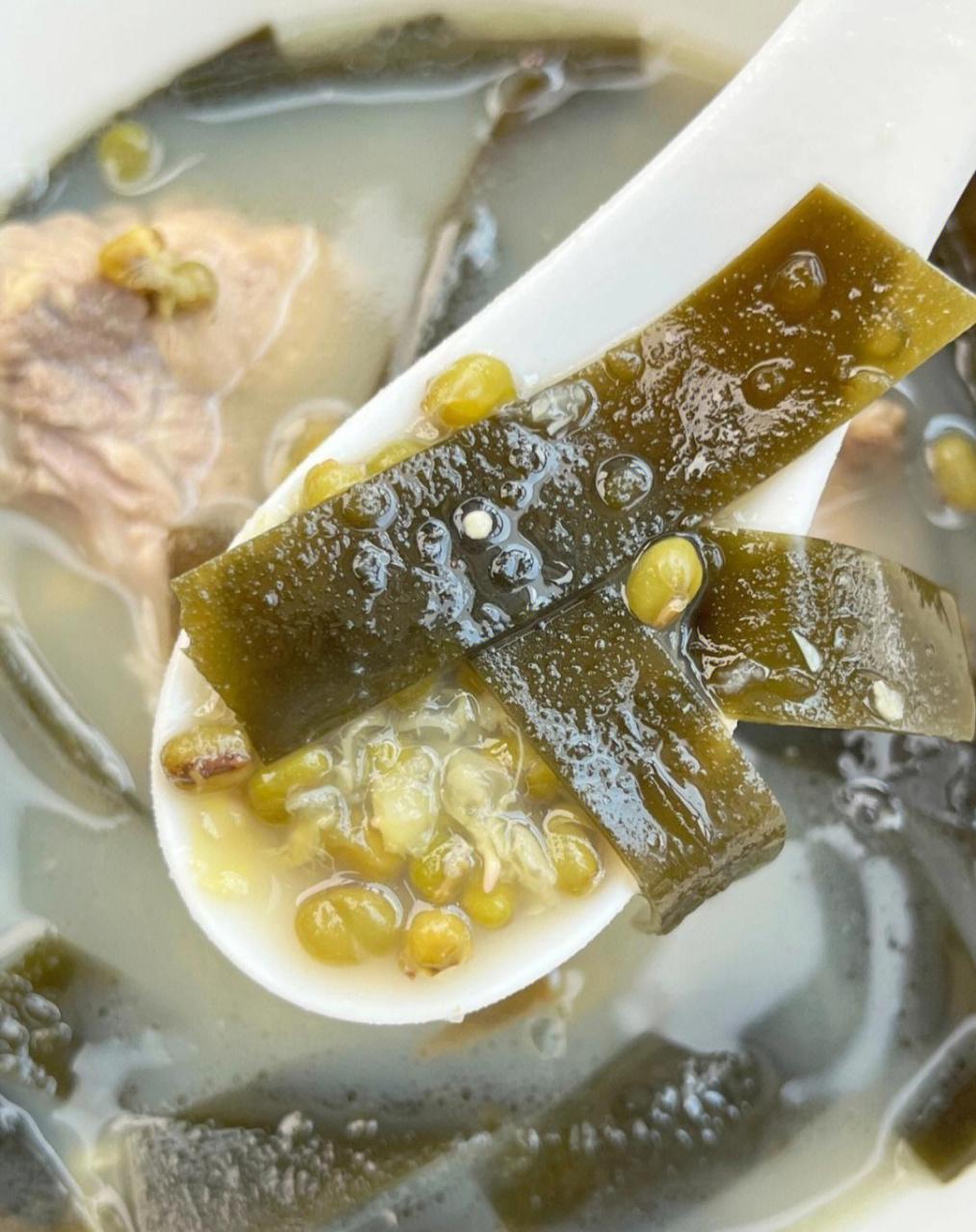 绿豆海带排骨汤60156015 消暑降火!补碘补钙!