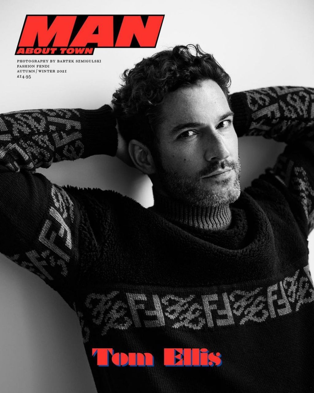 《路西法》男星tom ellis 登时尚杂志封面.