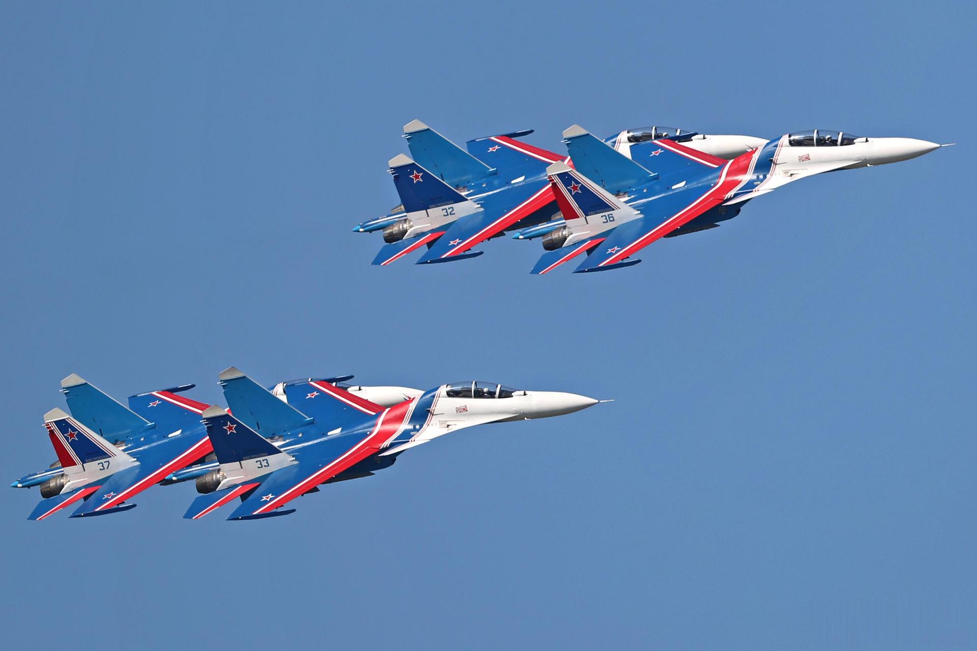 明天在境内能看到俄罗斯勇士飞行表演队么?