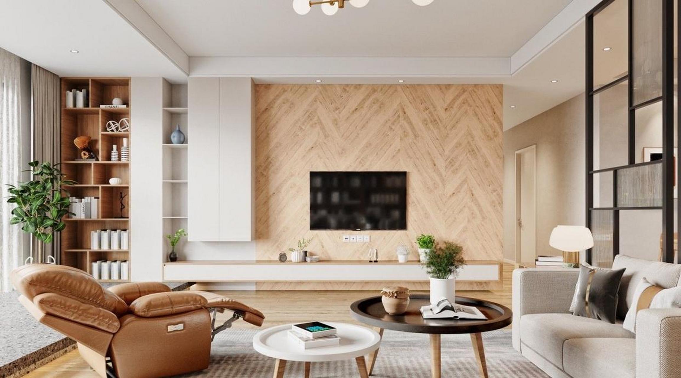 舒适的北欧风客厅设计效果.  你喜欢这样的装修吗?喜欢点个赞吧.