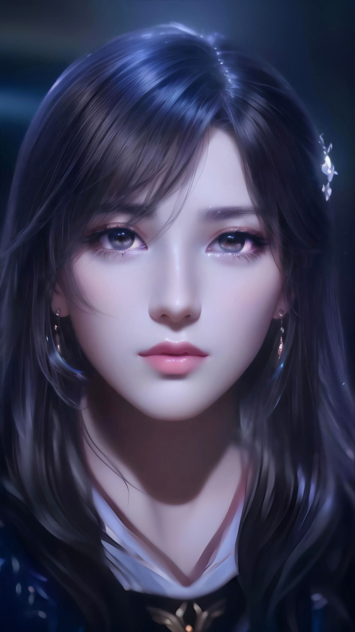 国漫女神|《吞噬星空》女主角徐欣ai高清无水印手机壁纸:一个女强人风