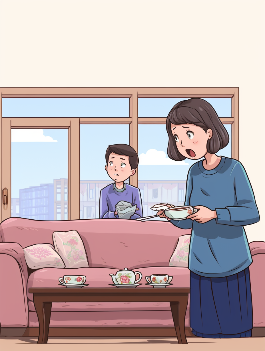 她不仅对我非常好,对我们的家庭也付出了很多.