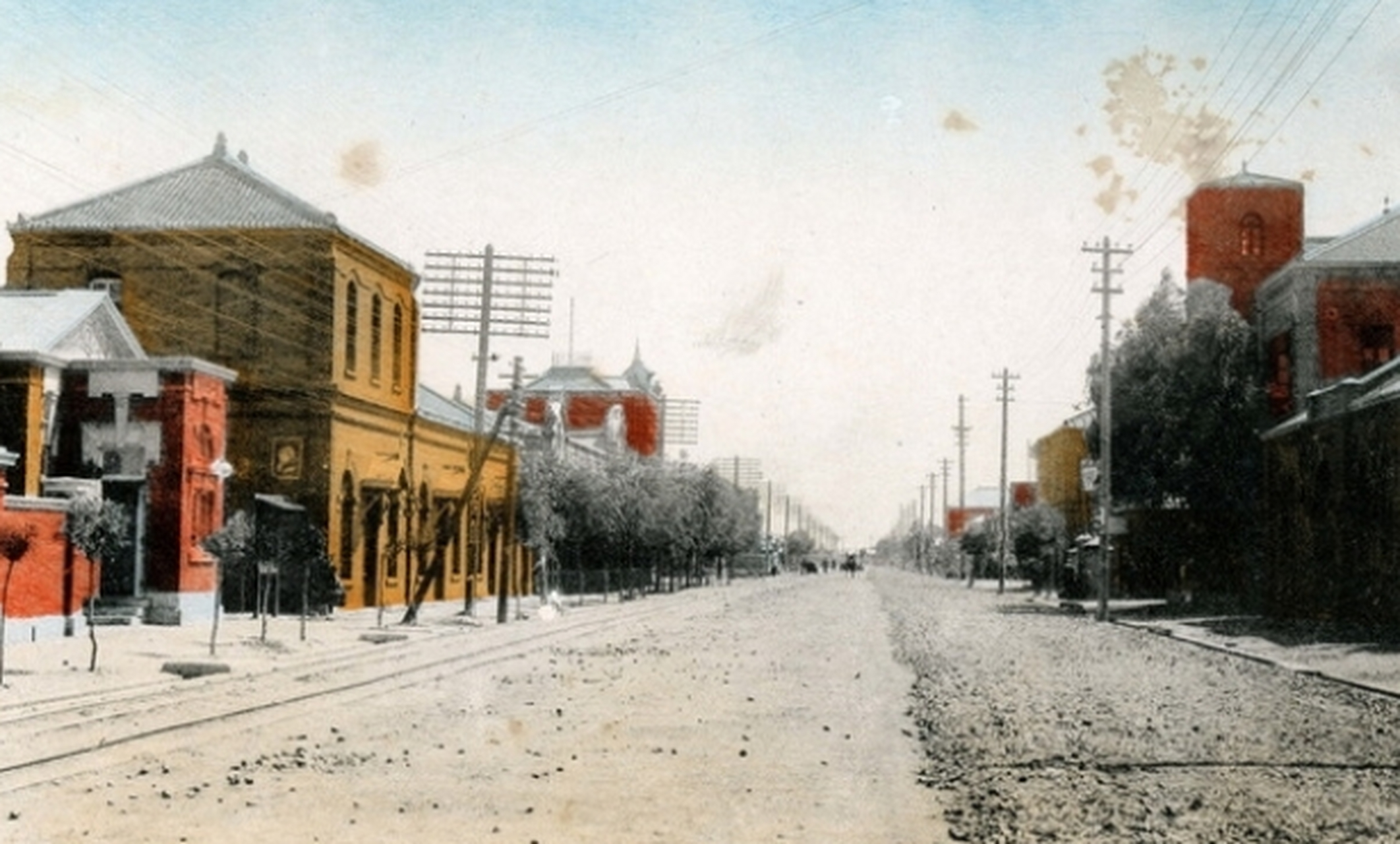 历史老照片# 抗战时期,营口彩照.