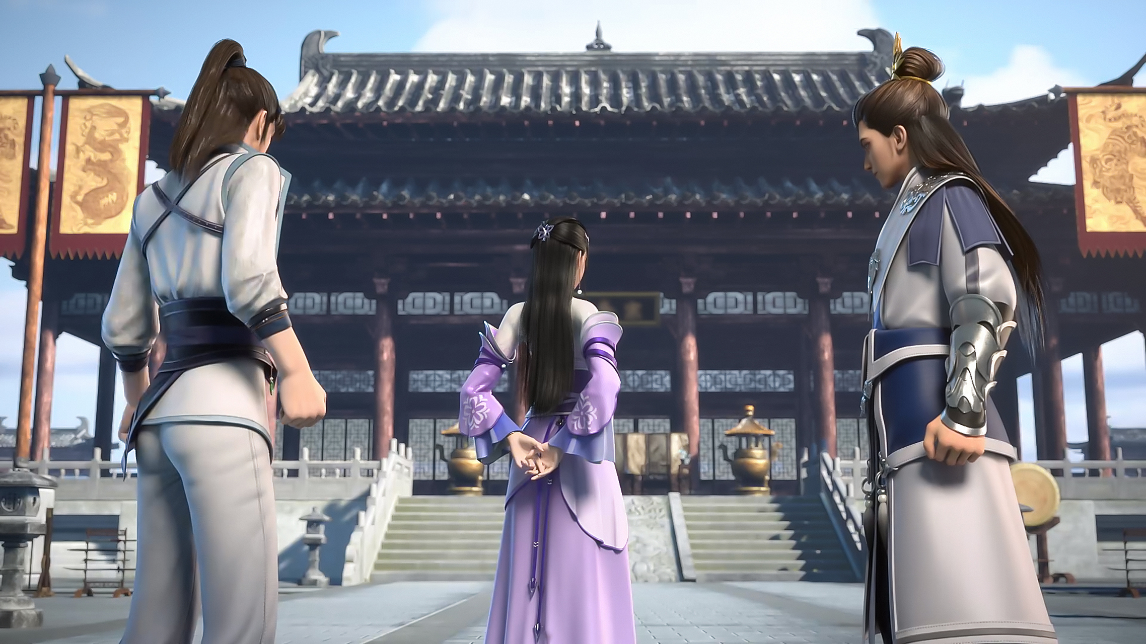 动漫壁纸|新晋国漫女神"苏紫瑶":动画《一世独尊》中的角色,林云道侣