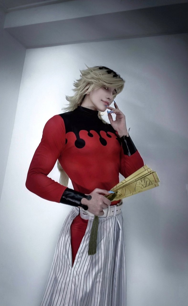 鬼灭之刃#  童磨cos,未免太还原了吧 (twi:wiru_son) 67 6767