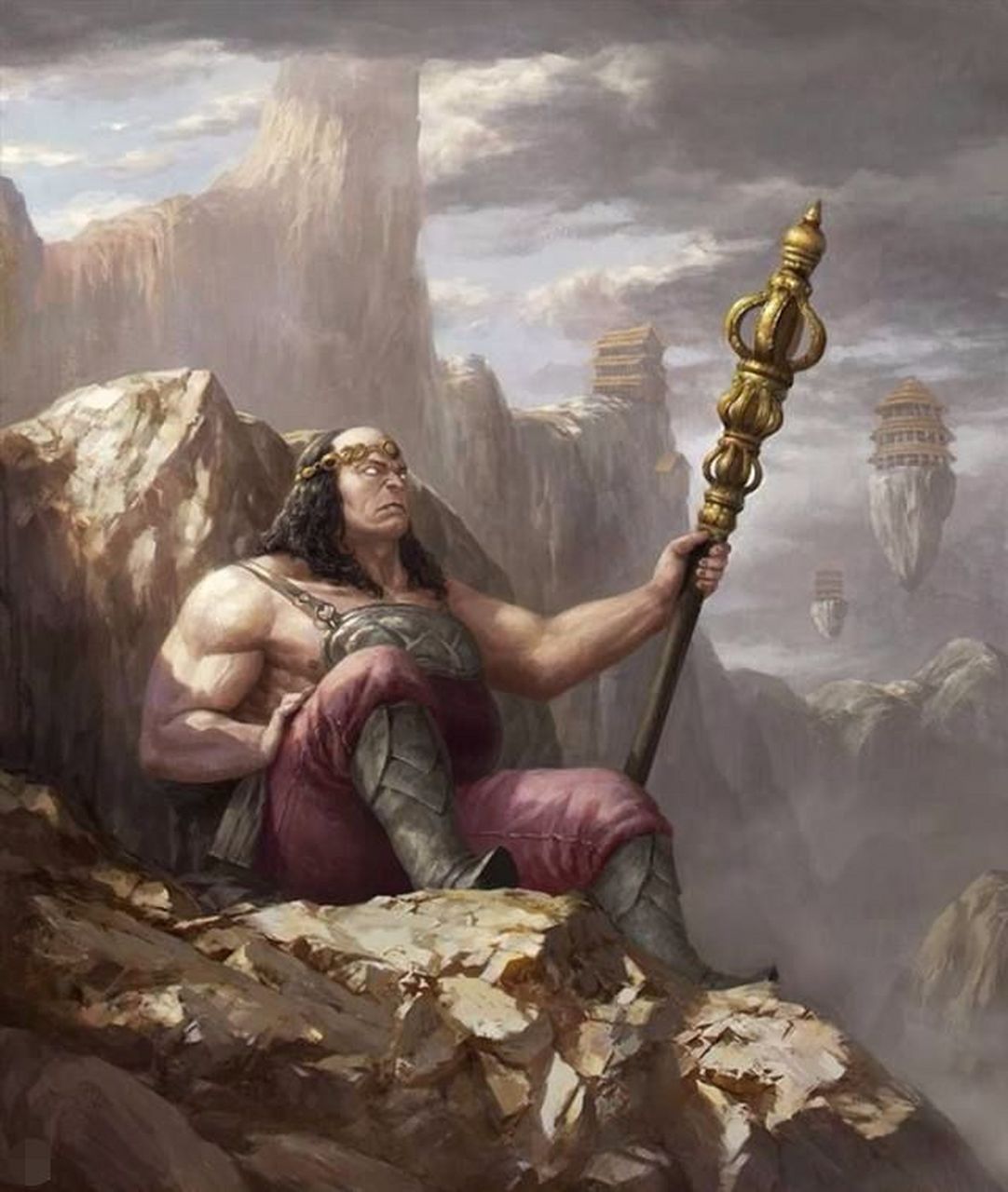 神话十大名棍之降魔杵——韦护  降魔杵——韦护    金刚降魔杵,又名