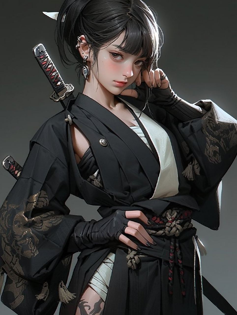 游戏#  ai严重女武士  (by:twi sasa_cafe_)