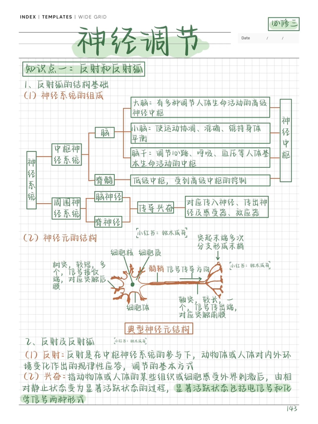 高中生物必修2神经调节专题知识点  今天,我们将一起