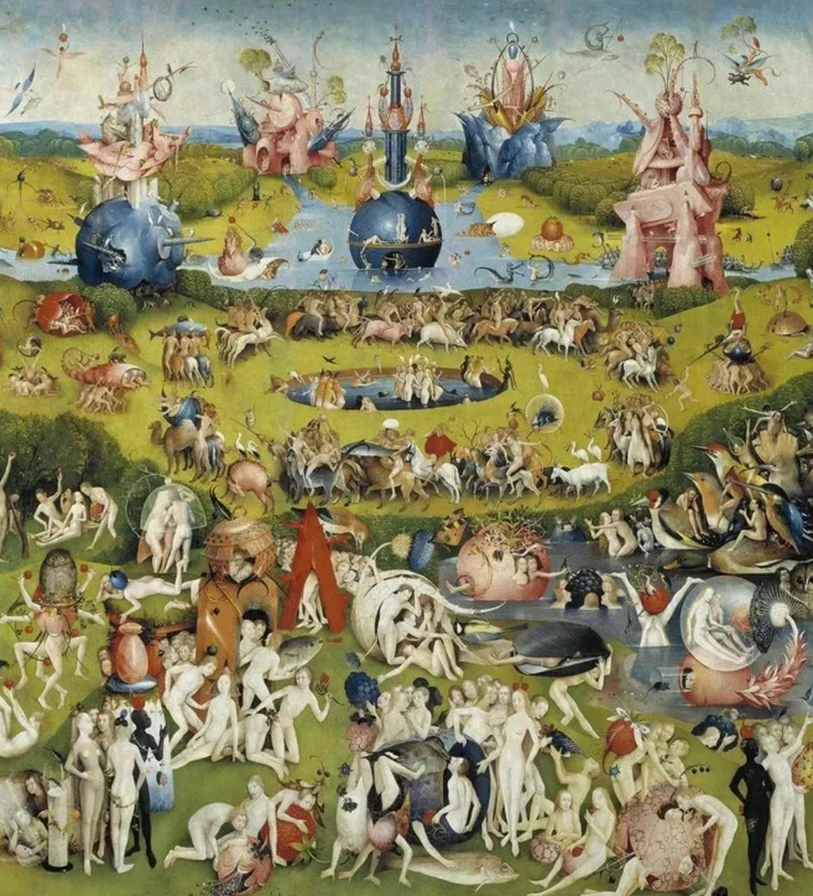 博斯创作的《人间乐园》是一幅世界名画.