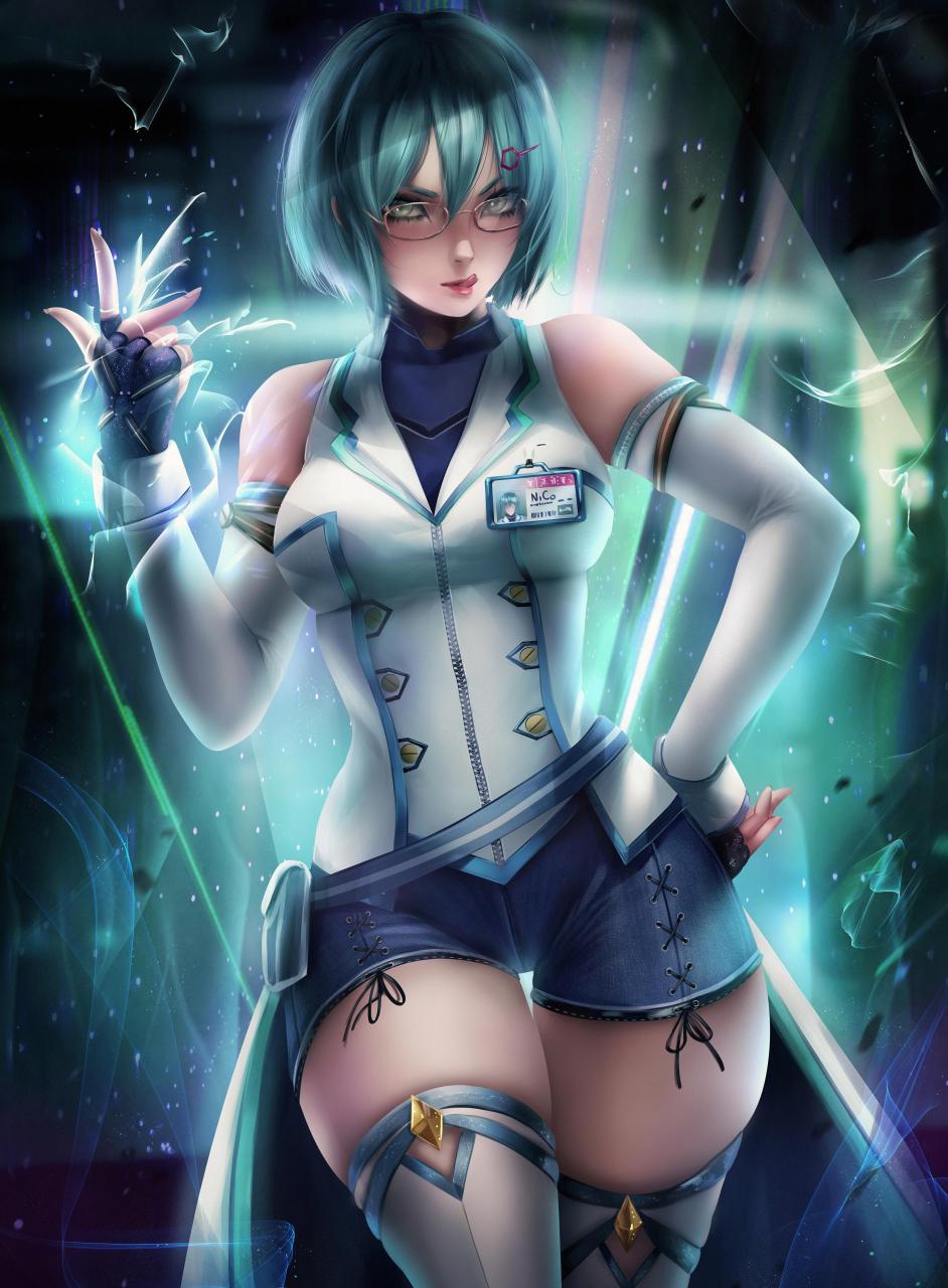 gif创作人# 小姐姐们火辣吸睛,高清性感动漫战士cg插画原画集,西把览