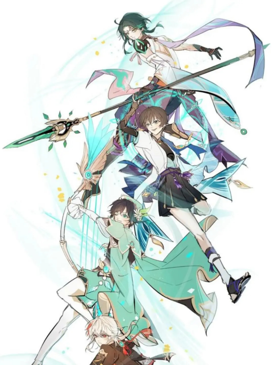 《快乐原神五风男》  这五个男人可以撑起提瓦特大陆的一片天是,也是