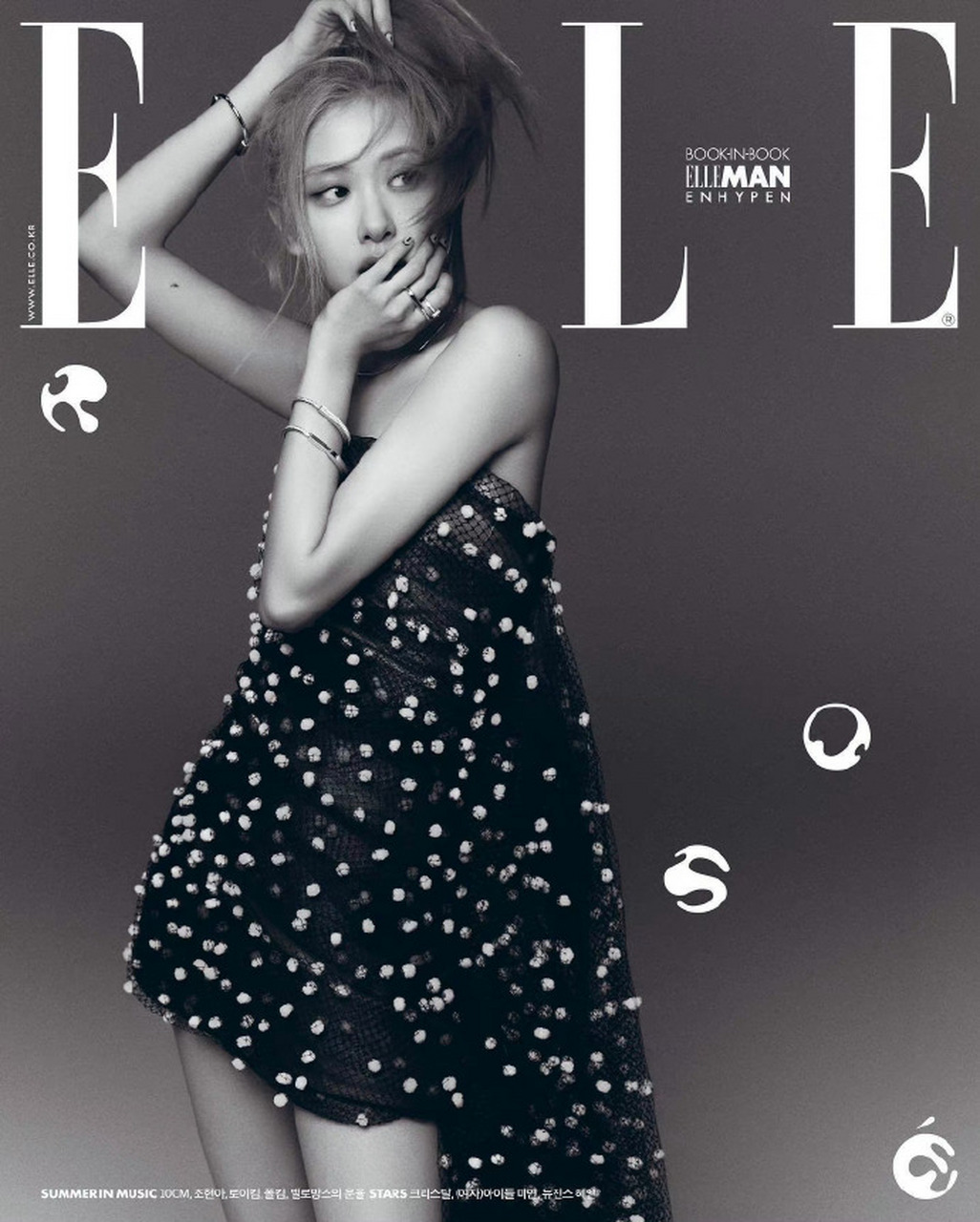 rose朴彩英出镜韩版elle六月刊封面 676767#朴彩英# #rose