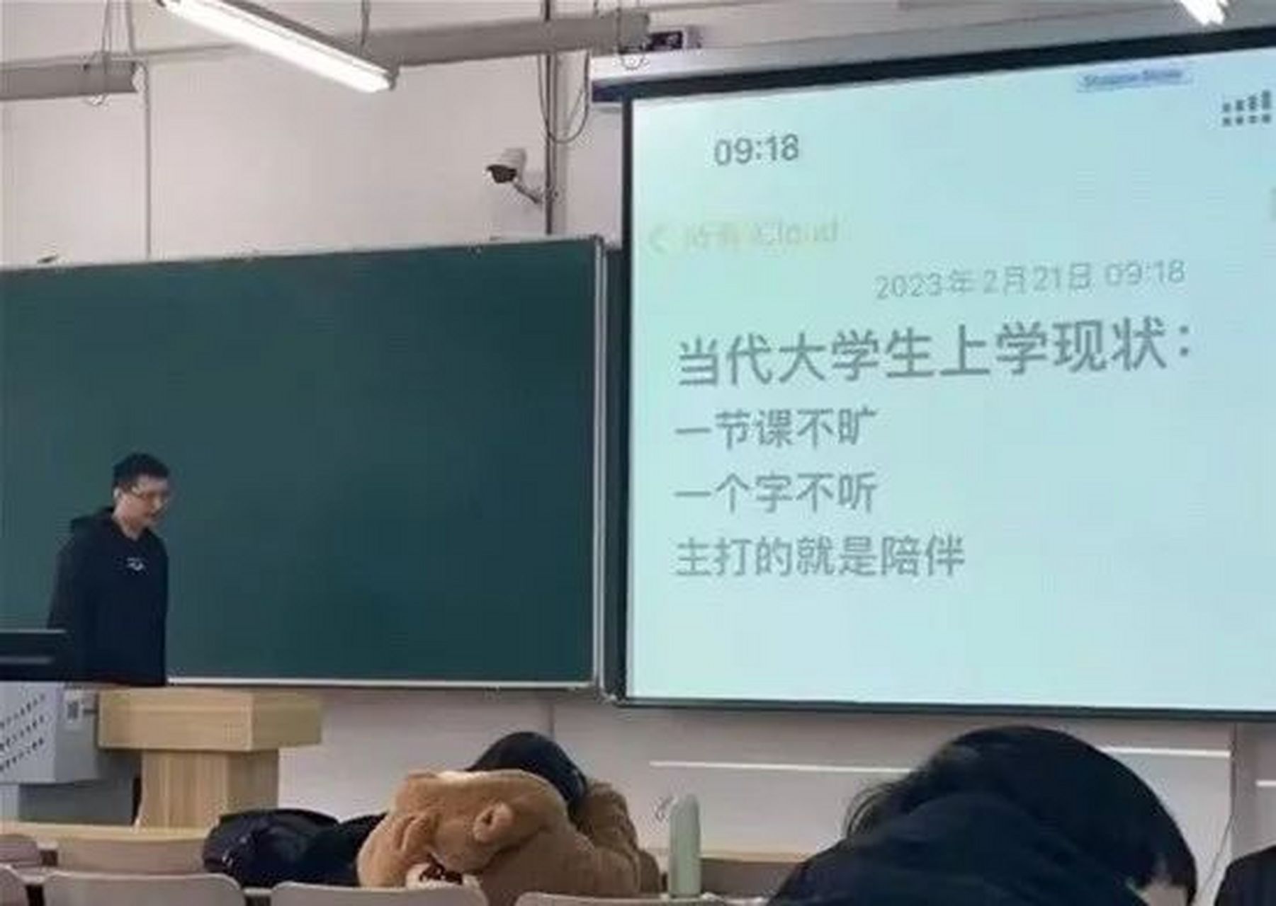 当代大学生上课现状图片