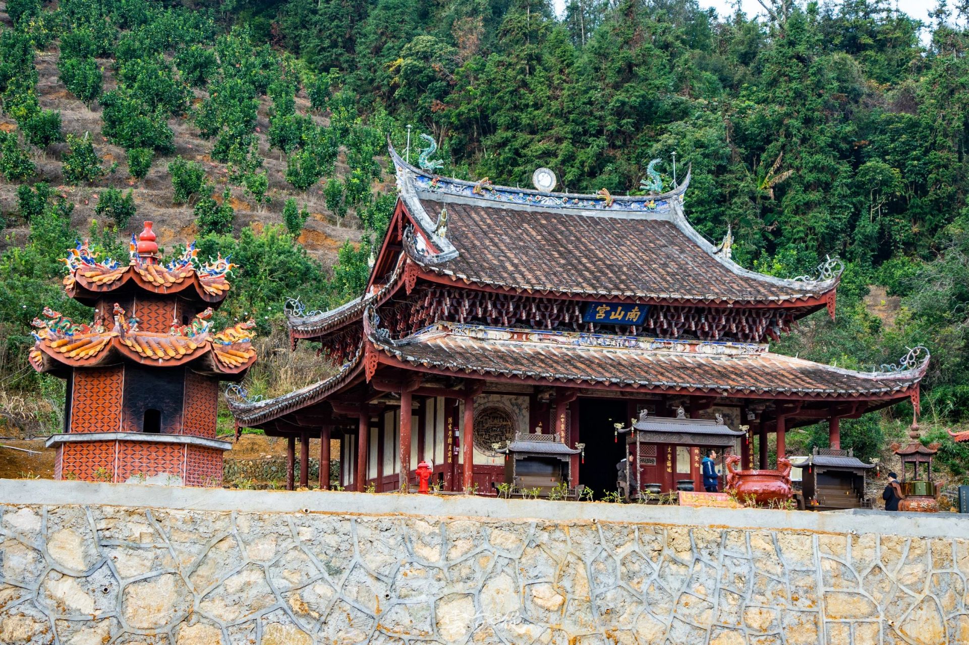 华安南山宫|闽南彩画工艺的殿堂 「福建·漳州市·华安县·南山宫