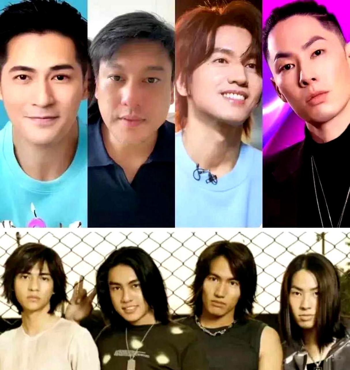 通过f4今昔照的对比,可以一眼看出谁是真正的美男子!