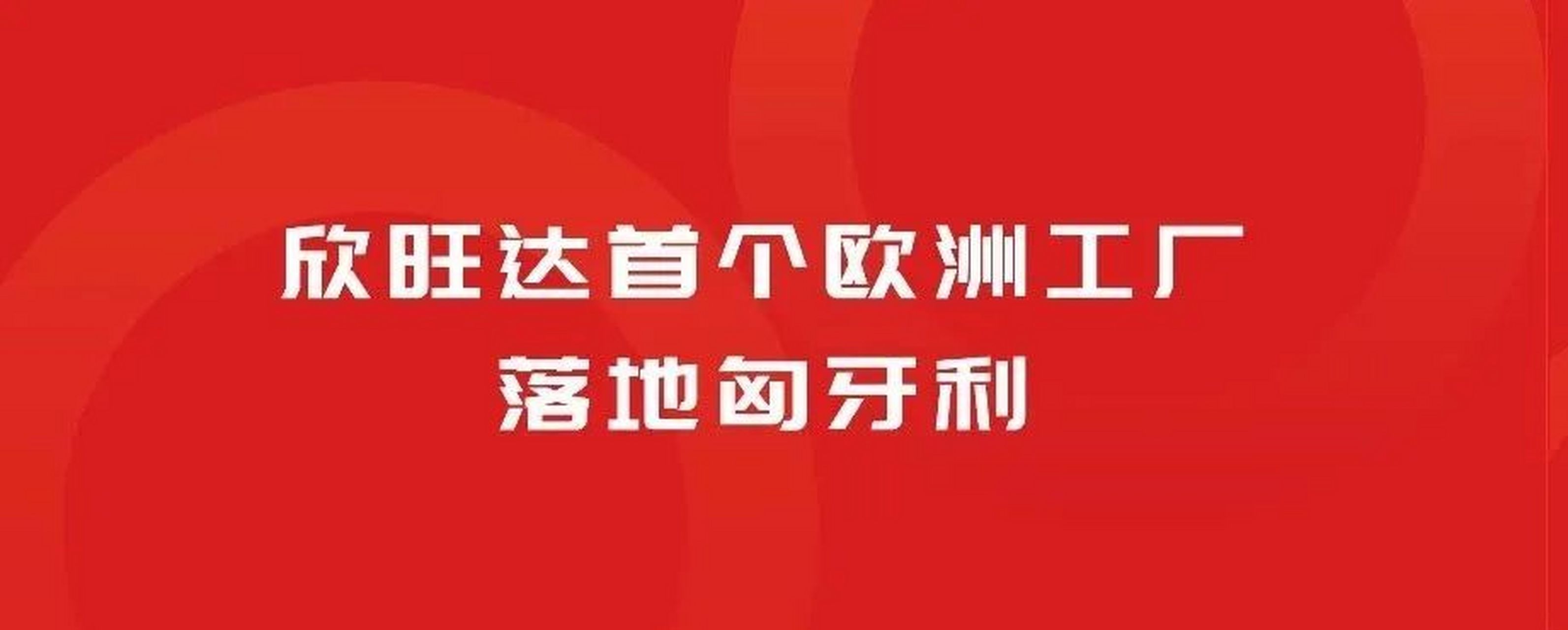 欣旺达在匈牙利建厂  全球电动化不断推进,中国电池厂加快出海进程.