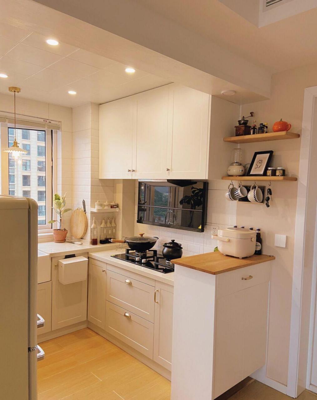 小户型参考|实用型的4平米开放式厨房设  [照相机] 小户型可以参考我