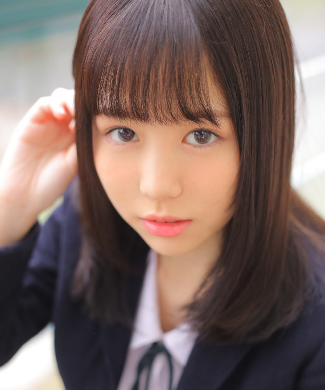 超级可爱甜美的女孩子,前日本女子偶像团体snh48成员杨惠婷.