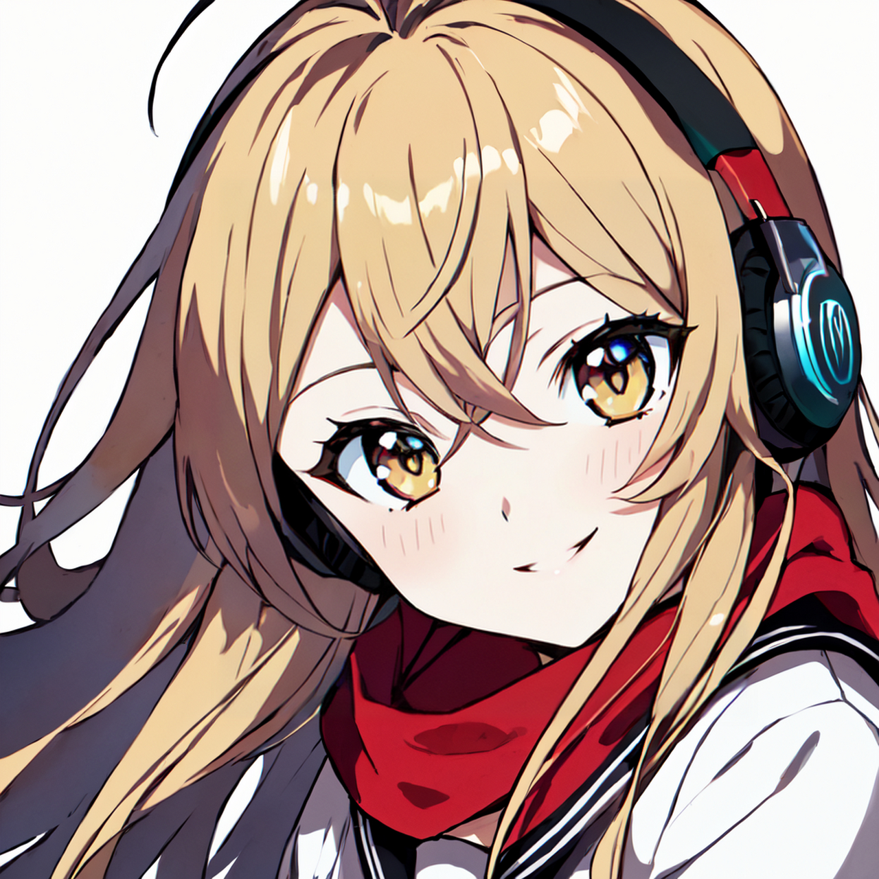 [微笑][微笑]二次元推文插画#二次元萌妹