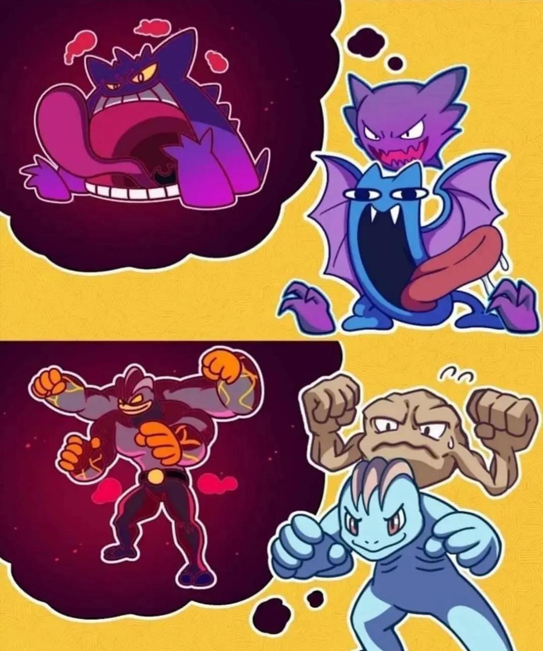 gif创作人#  第一代御三家的全部形态