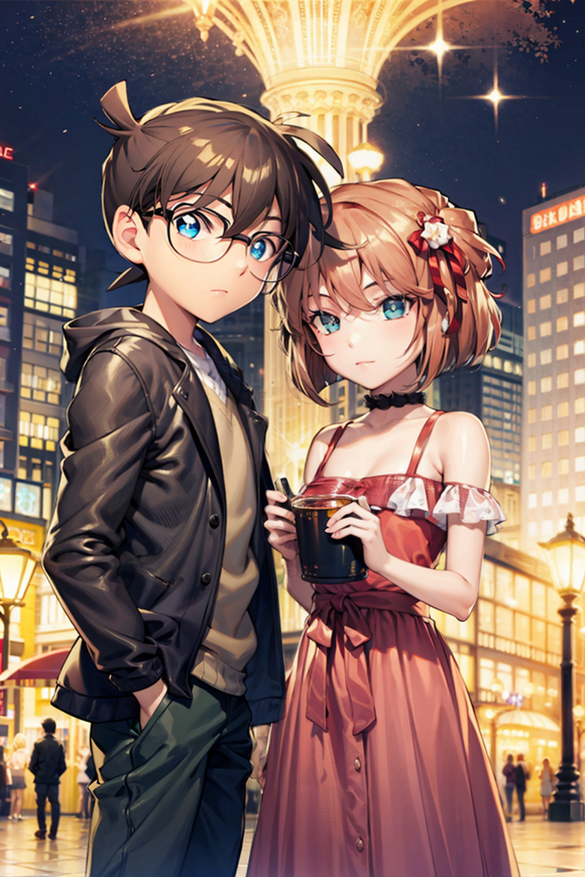 柯南新剧场版m26劲爆剧情引起激烈党争,柯哀党利用ai创作出不一样的