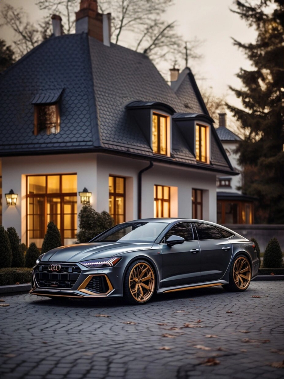 西装暴徒奥迪rs7浮夸暴力美学  在汽车世界,总有那么几款车能燃起男人