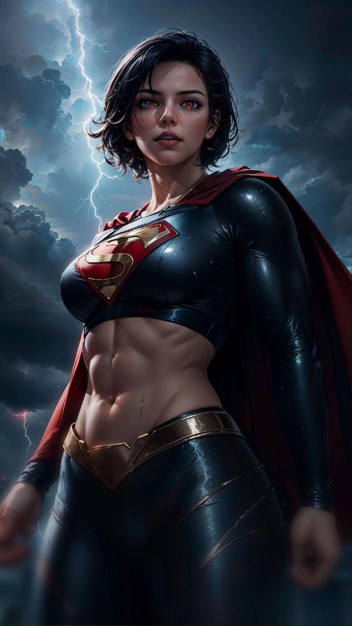 ai绘画,女超人女超人