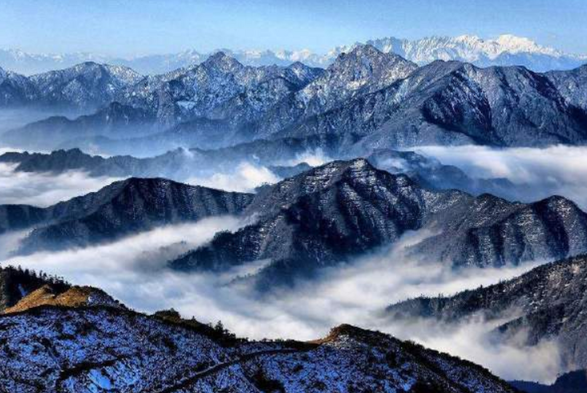 重逢巴蜀# 四川牛背山位于四川省乐山市境内,是一座风景如画的旅游